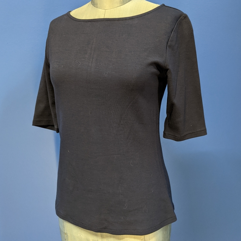 Ann Taylor Fitted Short Sleeve Blouse